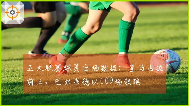 五大联赛球员出场数据：皇马占据前三，巴尔韦德以109场领跑